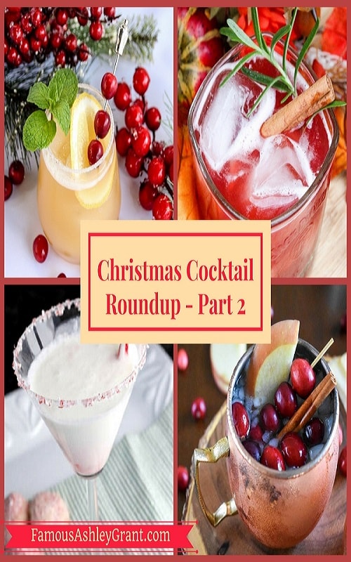 This is part two of my Christmas Cocktail Roundup. There are so many delicious drinks here that you're guaranteed to have your holidays be merry and bright!