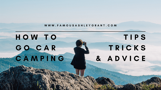 How to Go Car Camping - Blog Banner